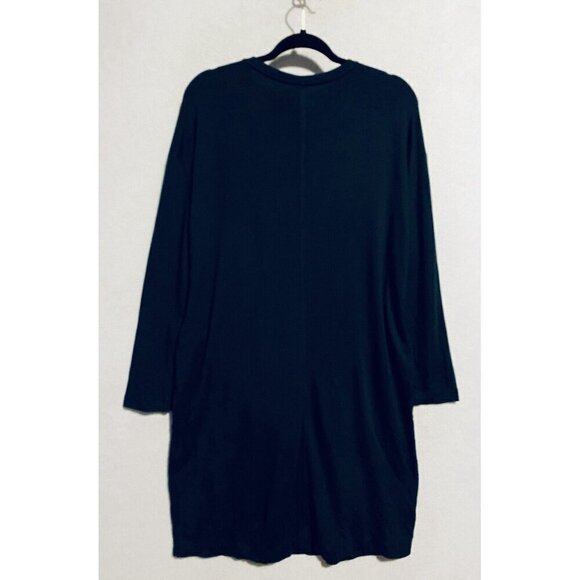Lou and Grey Dress Womens Large Dark Green Signaturesoft Tie Waist Long Sleeve - Picture 3 of 5